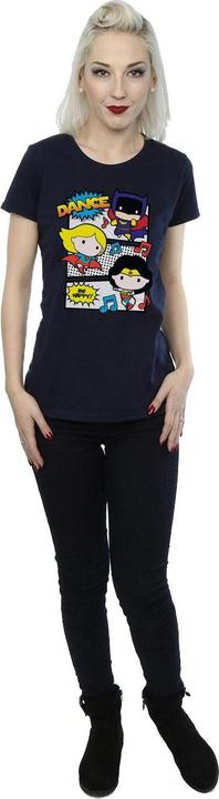 Image du produit - T-shirt CHIBI SUPER FRIENDS DANCE - Femme (XL)