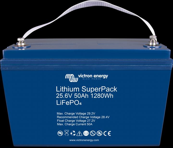 Produktbild Victron Energy Lithium SuperPack 25,6V/50Ah (25.60 V, 50 Ah)
