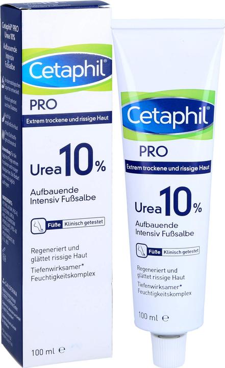 Actual product image Cetaphil Pro Urea 10% restorative intensive foot ointment, 100 g ointment (Foot deodorant & powder)