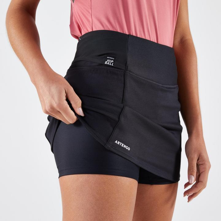 Immagine prodotto Artengo Gonna da tennis da donna - TSkirt Dry Hip Ball nero (S)