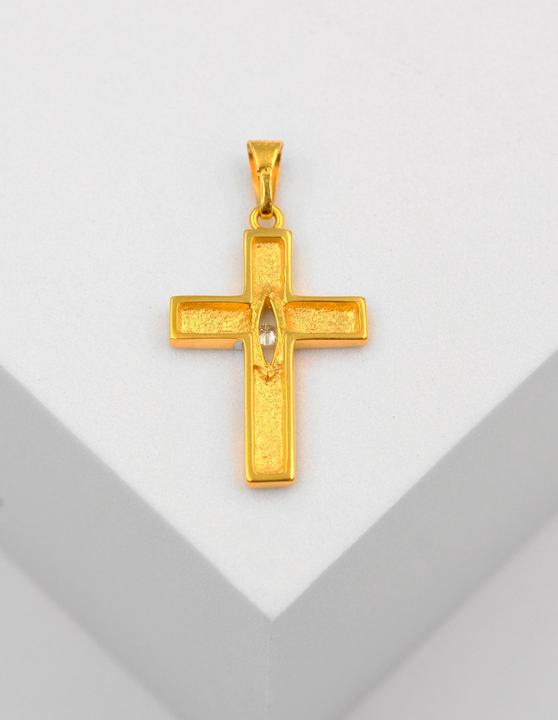 Immagine prodotto Muau Croce (750, Oro giallo 18 carati, Oro bianco)