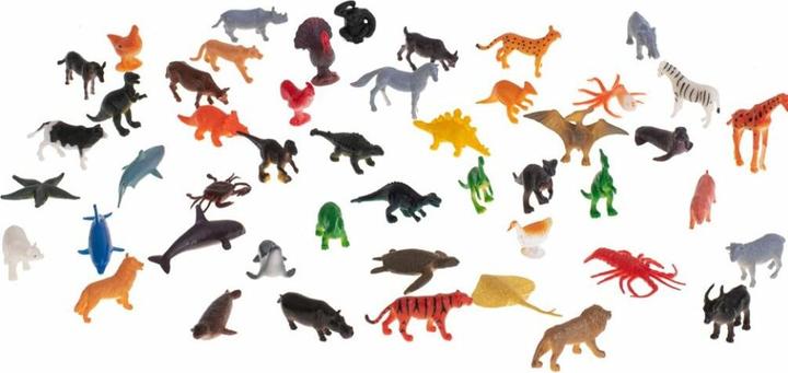Produktbild Ikonka Figuren Meerestiere wilde Dinosaurier Set Mix 48pcs