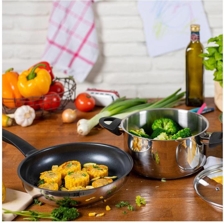 Productafbeelding Kuhn Rikon Klassieke koekenpannenset 24/28 cm (28 cm, Koekenpan, Roestvrij staal)