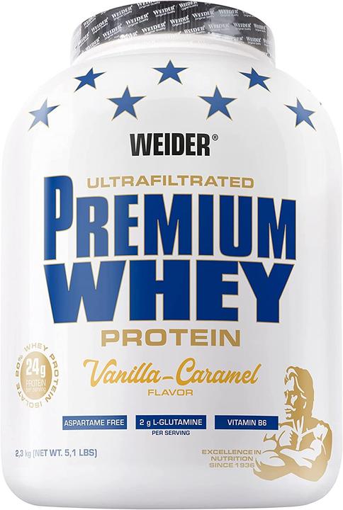 Immagine prodotto Weider Proteine del siero di latte premium (Vaniglia, Caramel, 1 pz., 2300 g)