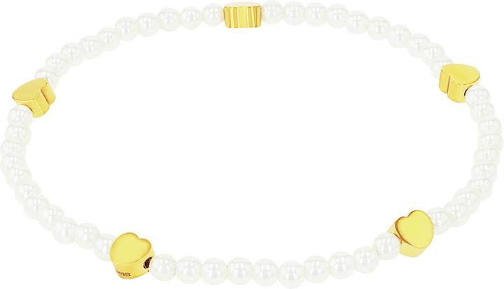 Produktbild Amor Armschmuck für Damen, Edelstahl, Glasperle | Herz (17 cm, Edelstahl)