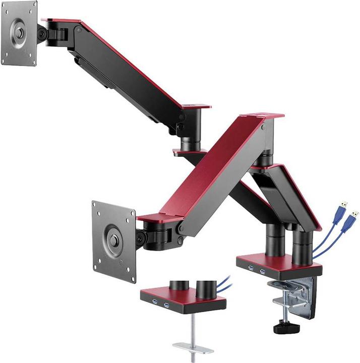 Produktbild myWall HL 25-2 Vollbeweglicher Tischhalter für Flachbildschirme 43 cm (17"") - 89 cm (35"") mit Gasd (Tisch, 35")