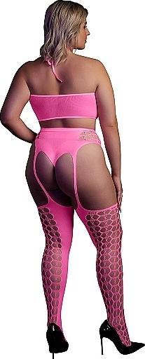 Produktbild Ouch! Two Piece with Crop Top and Stockings (XL, XXL, 3XL)