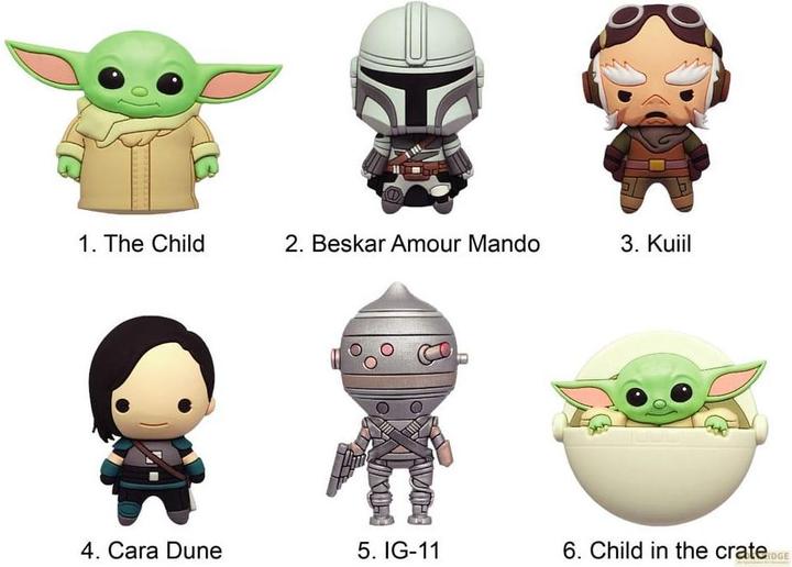Produktbild Monogram Int. Star Wars: The Mandalorian Relief-Magnete Series 1 Display (12) (12 x)