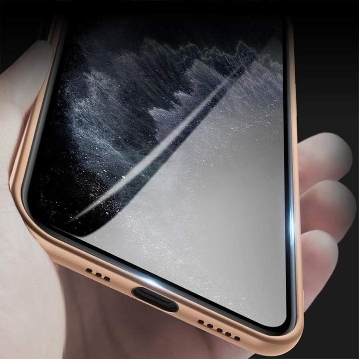 Actual product image X-Level iPhone 12 Mini - Guardian Backcase aus TPU, ultra dünn & flexibel, Kameraschutz, Gold (Apple iPhone 12 mini)
