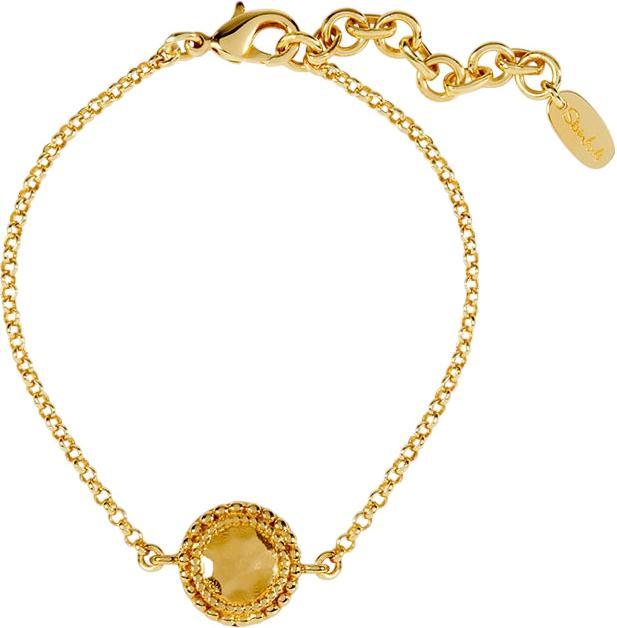Immagine prodotto Steinkult Bracciale "Maia (20 cm, Ottone placcato oro 18 ct)