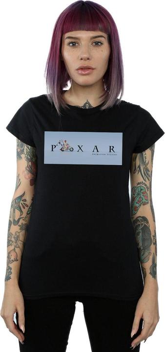 Immagine prodotto Disney Toy Story 4 Duke Caboom Pixar Studios Logo Maglietta Donna (XL)