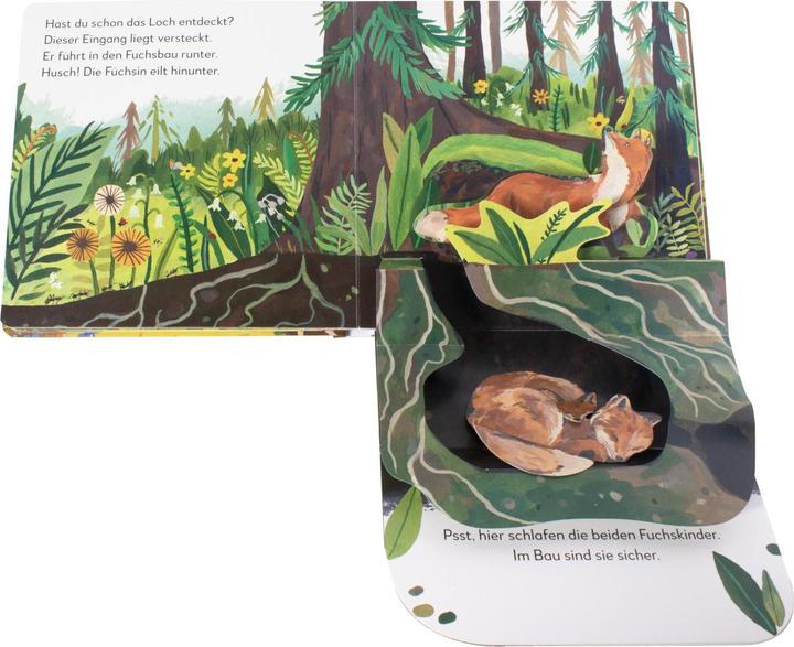 Immagine prodotto Il mio libro pop-up da ammirare. Chi vive nella foresta? (Tedesco)