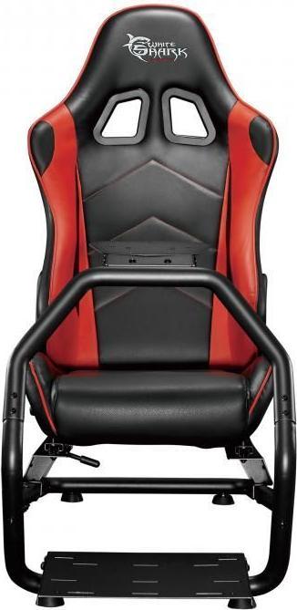 White Shark Sedia da gioco per il cockpit della simulazione di King of Speed Racing