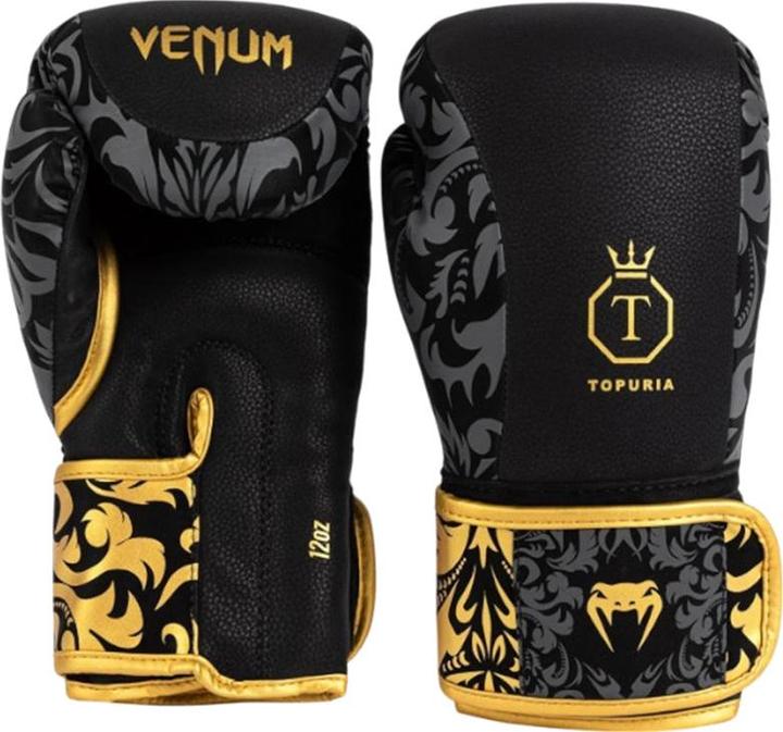 Image du produit Venum Ilia Topuria Unmatched Boxing Gloves Black Gold (14 OZ)