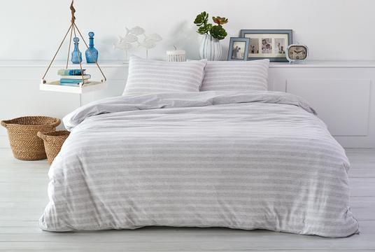 Actual product image Living Home Melange Jersey Double Face (Bedding set, 155 x 220 cm, 80 x 80 cm)