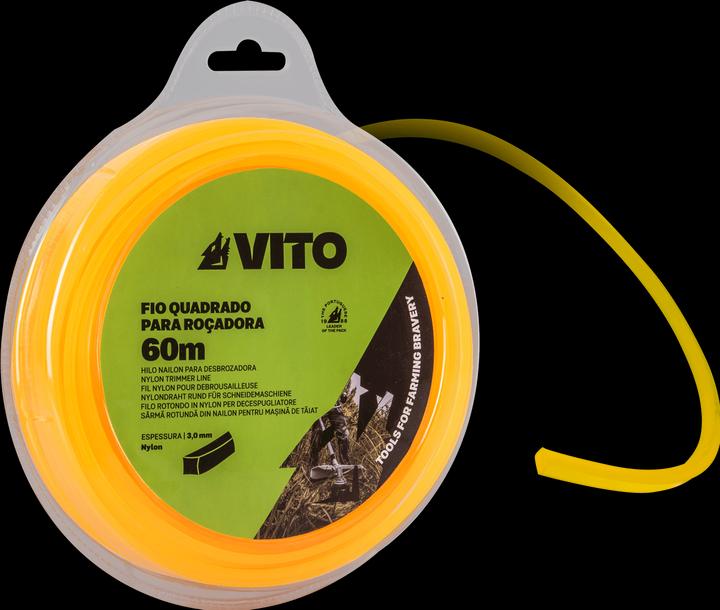 Produktbild VITO Nylon-Schnur Quadratisch fur Freischneider (Gartenmaschinen Ersatzteile)