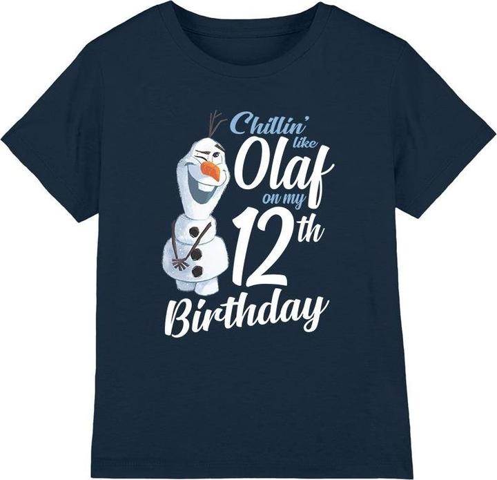 Disney Frozen Chillin Like Olaf TShirt 12er Geburstag
