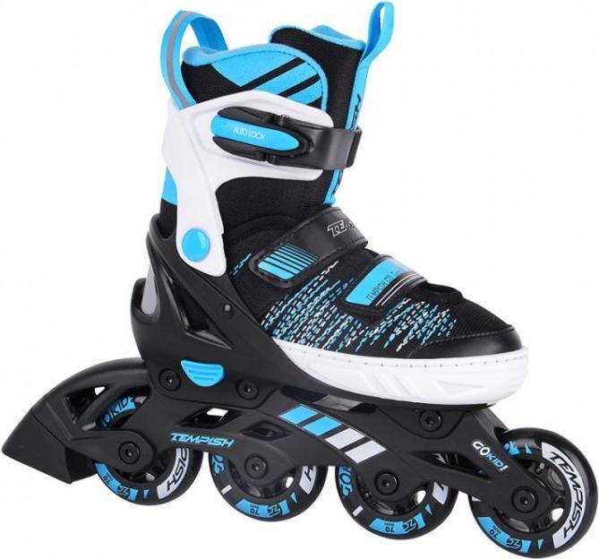 Tempish Adjustable Inlineskate Gokid (Grösse: 29.0-32.0 (Rollen 70 mm), schwarz/blau) (29, 30, 31, 32)