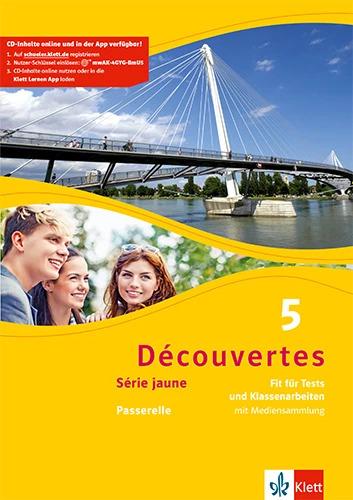 Image du produit Découvertes Série jaune 5. Fit für Tests und Klassenarbeiten. Arbeitsheft mit Lösungen und Audio-CD (Français, Allemand, Maison d'édition Ernst Klett, 2016)