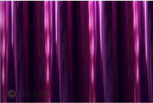 Actual product image Oracover Oralight iron-on foil, violet transparent