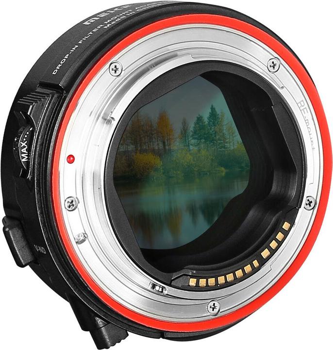 Image du produit Meike Adaptateur Drop in Filter Mount EF vers EOSR (avec filtre ND variable)