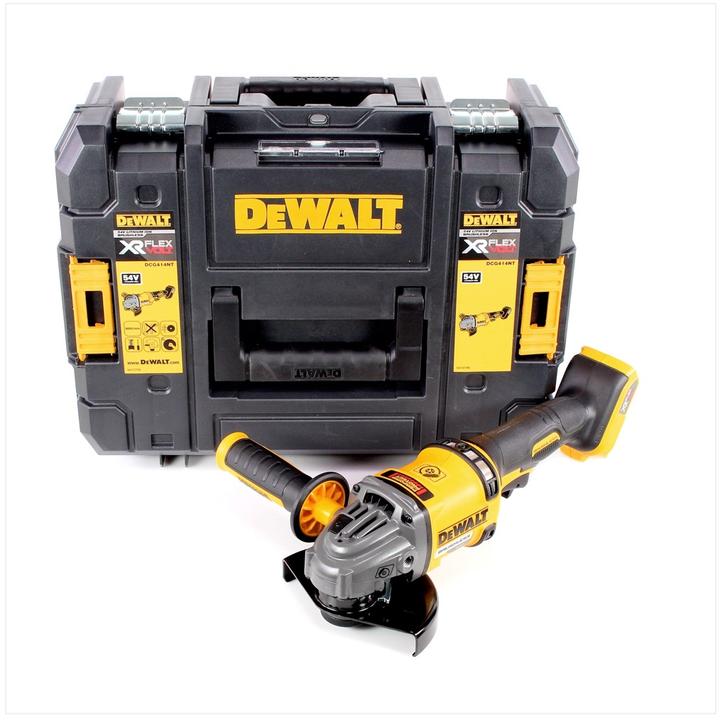 Productafbeelding DeWalt Accu Haakse Slijper 54V XR Flex-Volt DCG 414 NT (125 mm)