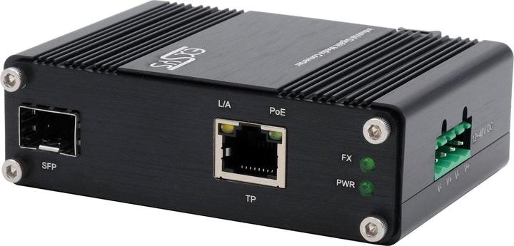 Produktbild Exsys Industrial PoE+ Media Konverter 60W