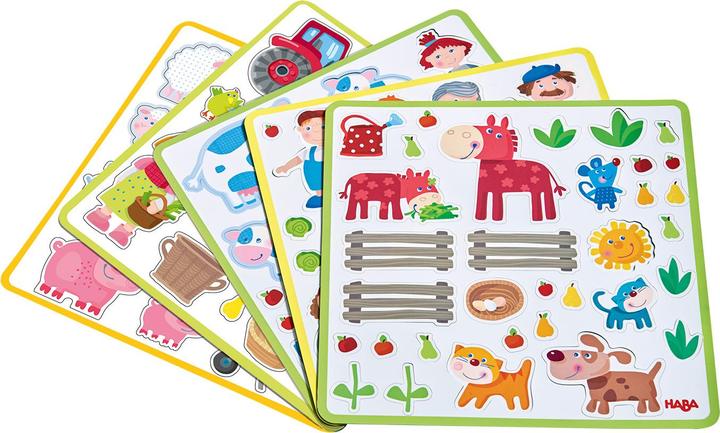 Image du produit Haba Boîte de jeu magnétique La ferme de Peters et Paulines (122 pièces)