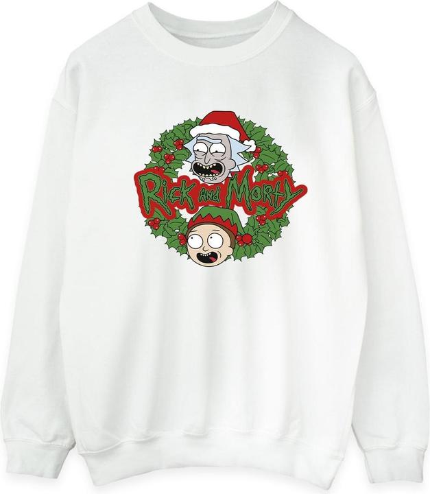 Image du produit Rick And Morty - Sweat CHRISTMAS WREATH - Homme (S)