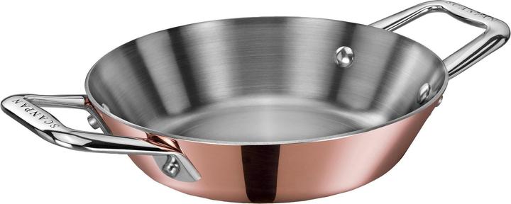 Actual product image Scanpan Mini paella pan Maitre D' Ø 16 cm (16 cm, Paella pan, Stainless steel, Copper)