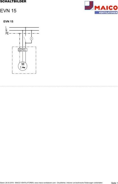 Immagine prodotto Maico Ventilatore a parete e a soffitto EVN 15