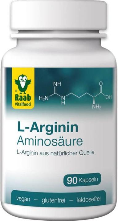 Produktbild Raab L-Arginin Aminosäure aus natürlicher Quelle (90 Stück, Kapseln)