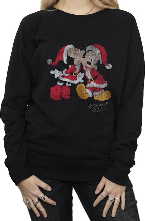 Produktbild Disney Mickey And Minnie Christmas Kiss Sweatshirt (L)