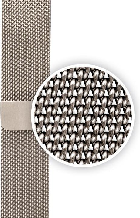 Produktbild Crong Milano Steel – Edelstahlarmband für Apple Watch 38 (Edelstahl)
