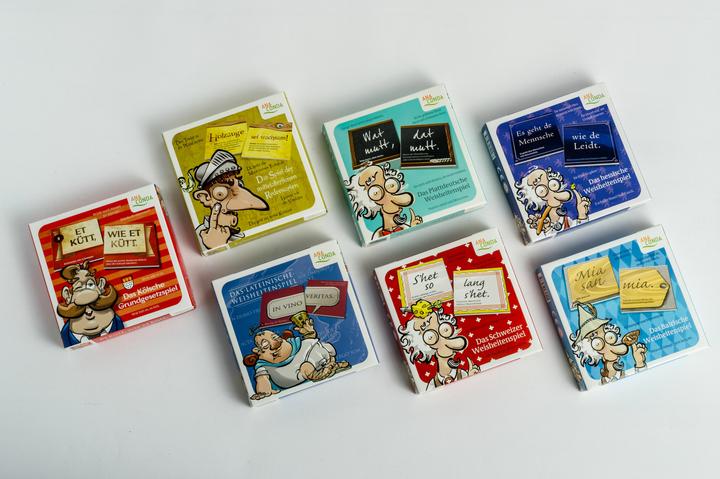 Actual product image It goes de Mensche wie de Leidt - The Hessian wisdom game