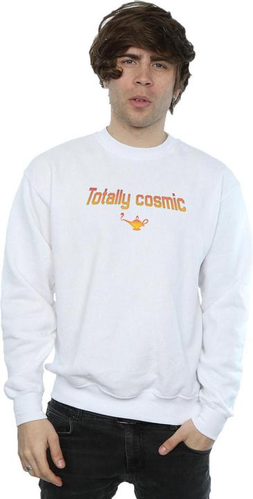 Actual product image Disney Mens Aladdin Totally Cosmic Sweatshirt (XL)