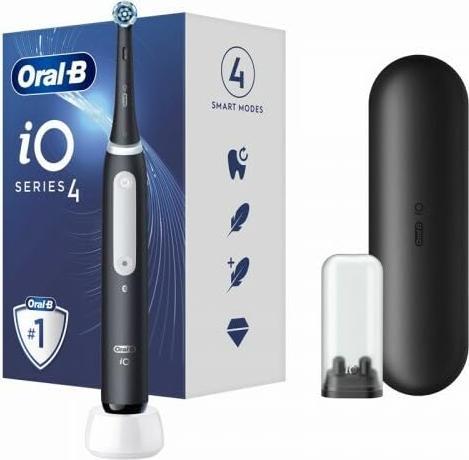Actual product image Oral-B iO4 Series Matt Black (Oscillating toothbrush)