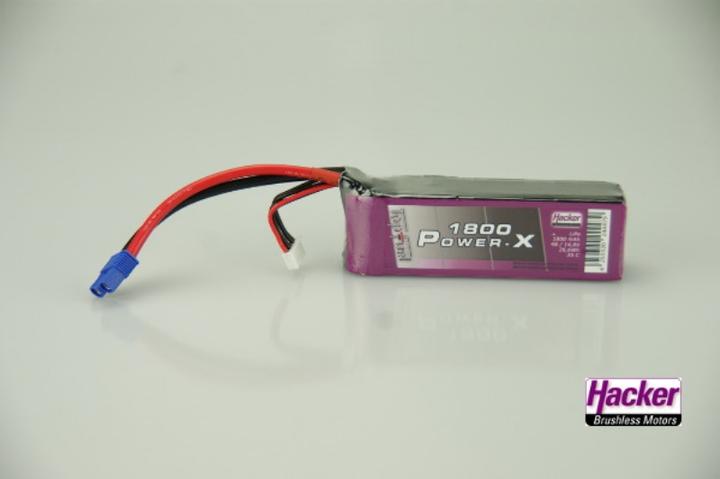 Image du produit Hacker Accu LiPo TopFuel 14.8V 1800mAh 35C (14.40 V, 1800 mAh)
