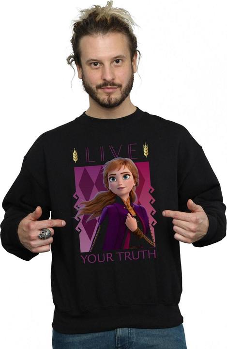 Image du produit Disney - Sweat FROZEN ANNA LIVE YOUR TRUTH - Homme (L)
