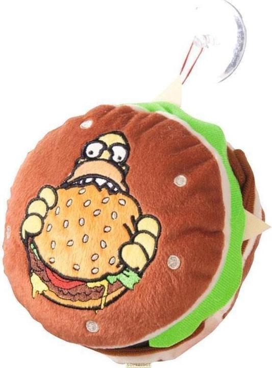 Immagine prodotto United Labels Mini cuscino Simpsons con ventosa hamburger 18 cm