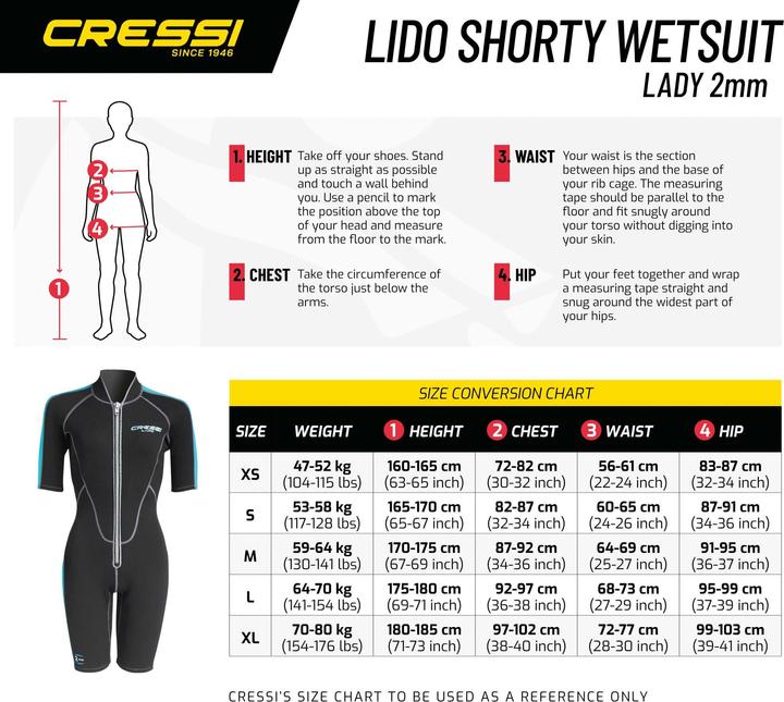 Actual product image Cressi Lido (2 mm, XL)