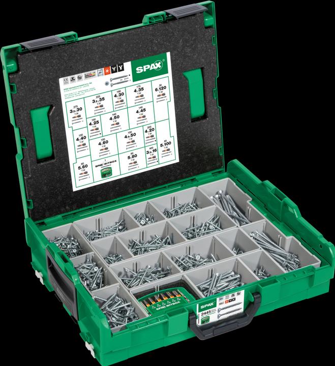 Produktbild Spax Montagekoffer L-BOXX (2445 Schrauben pro Stück)