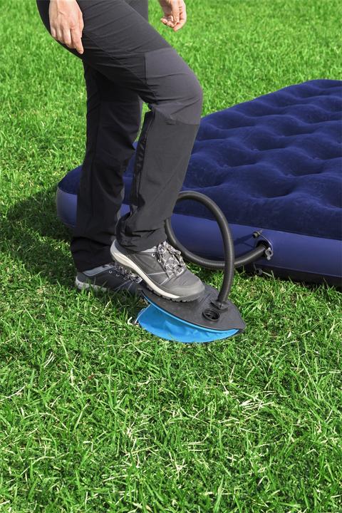 Actual product image Bestway 62004 / 24 foot air pump black, blue inflatable boats