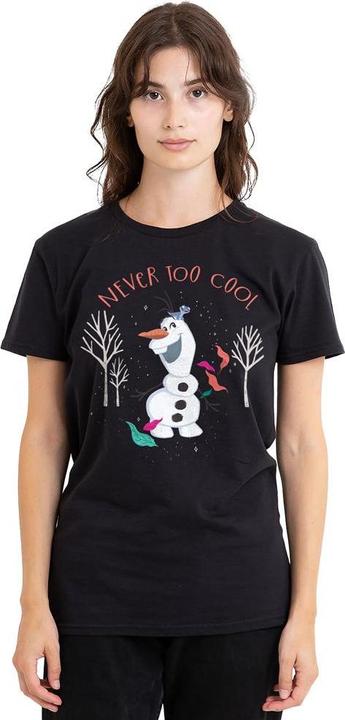 Actual product image Disney Frozen Unisex Adult Never Too Cool Olaf T-Shirt (XL)