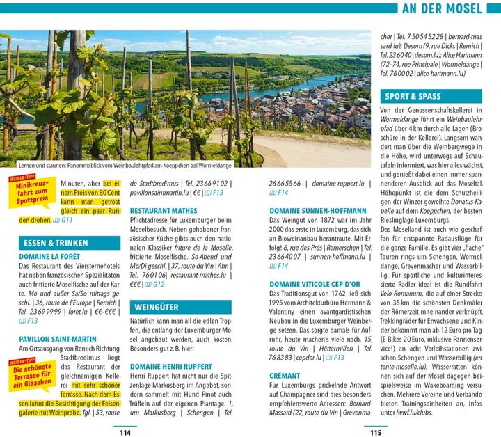 Produktbild Reiseführer Luxemburg (Deutsch, Wolfgang Felk, Susanne Jaspers, 2023)