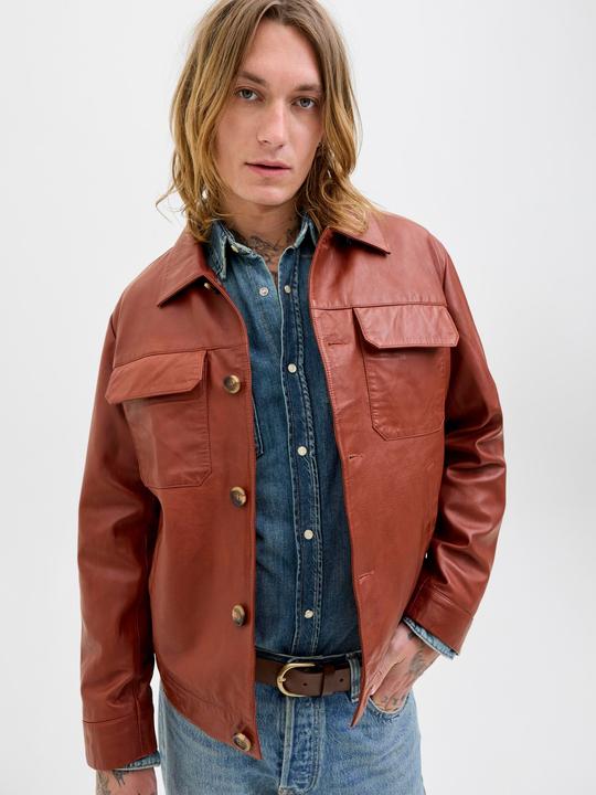Actual product image Jack & Jones Lederjacke Lederjacke (XXL)