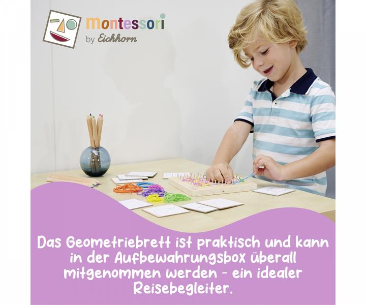 Actual product image Eichhorn EH Montessori geometry board (German)