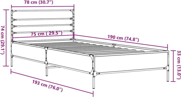 Produktbild VidaXL Katie (140 x 190 cm)
