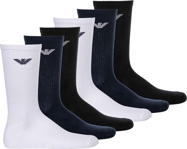 Emporio Armani Sporty 6Pack Medium Socks (6er Pack, 39 - 46)