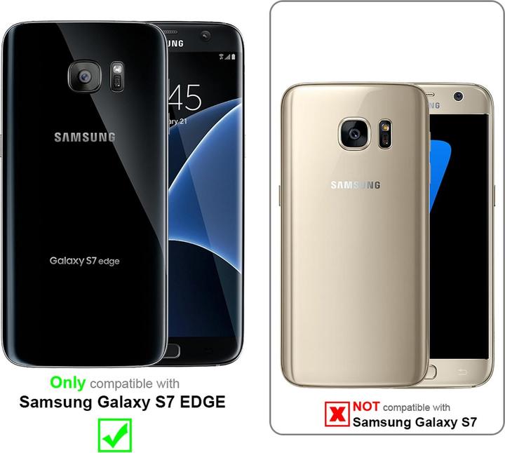Actual product image Cadorabo Book Luxury Cover (Samsung Galaxy S7 Edge)